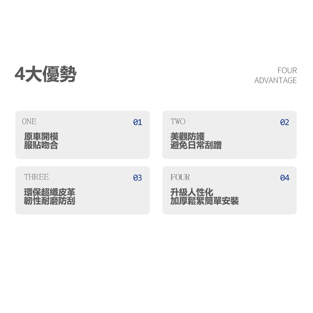 福特電馬 | 扶手箱保護墊｜皮革止滑墊｜中央扶手防刮飾件｜扶手墊｜手靠墊 | 適用Mustang Mach-E